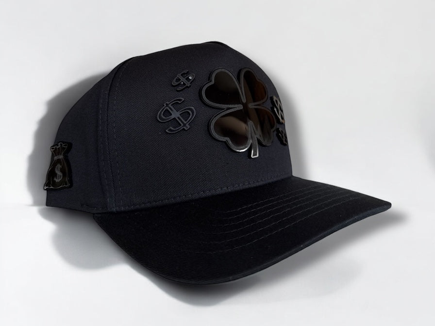Black Trebol SnapBack Hat