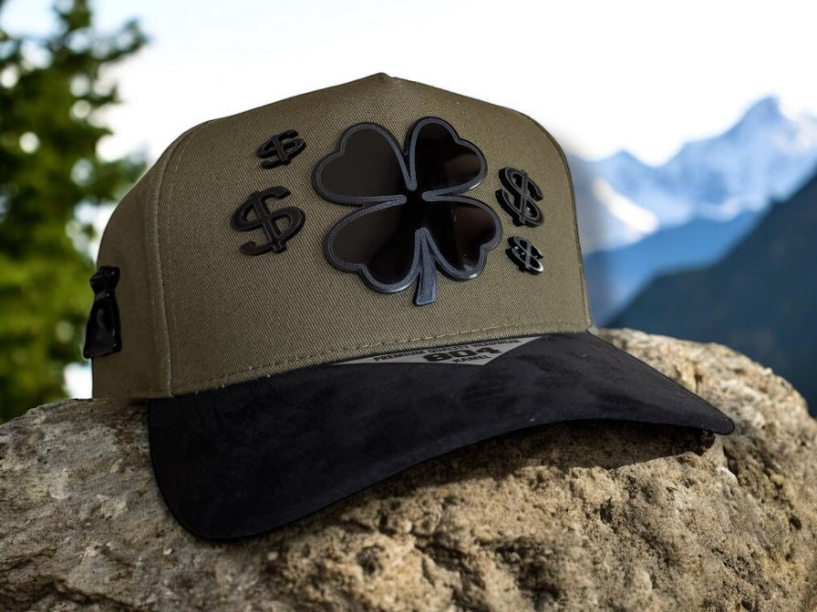Black Trebol SnapBack Hat