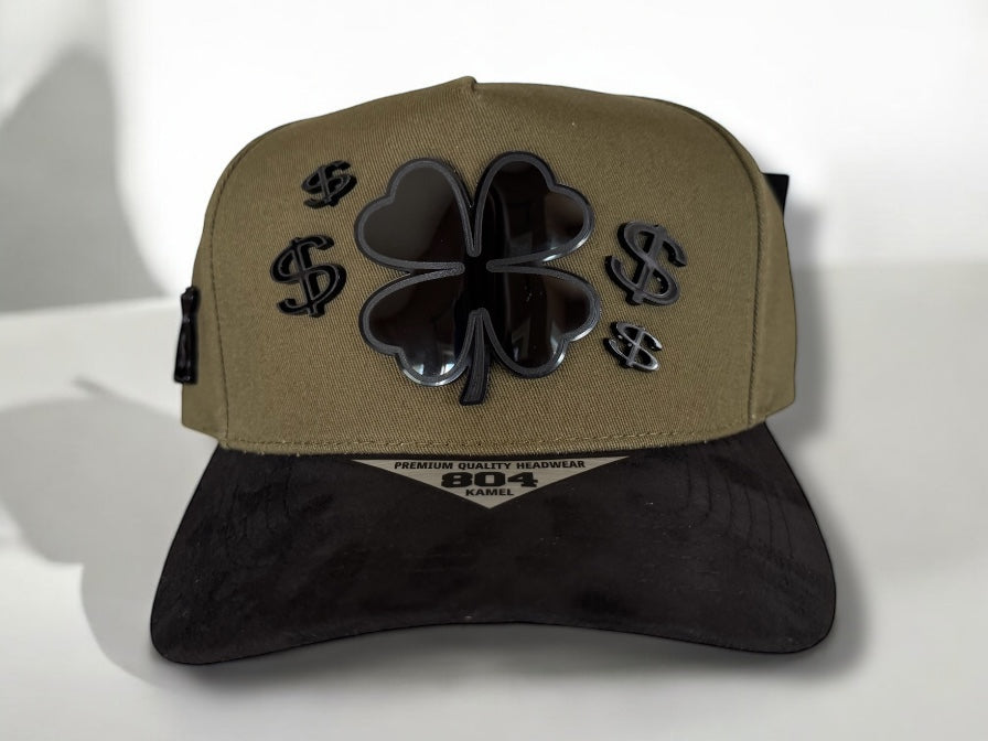 Black Trebol SnapBack Hat