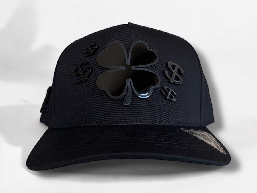 Black Trebol SnapBack Hat