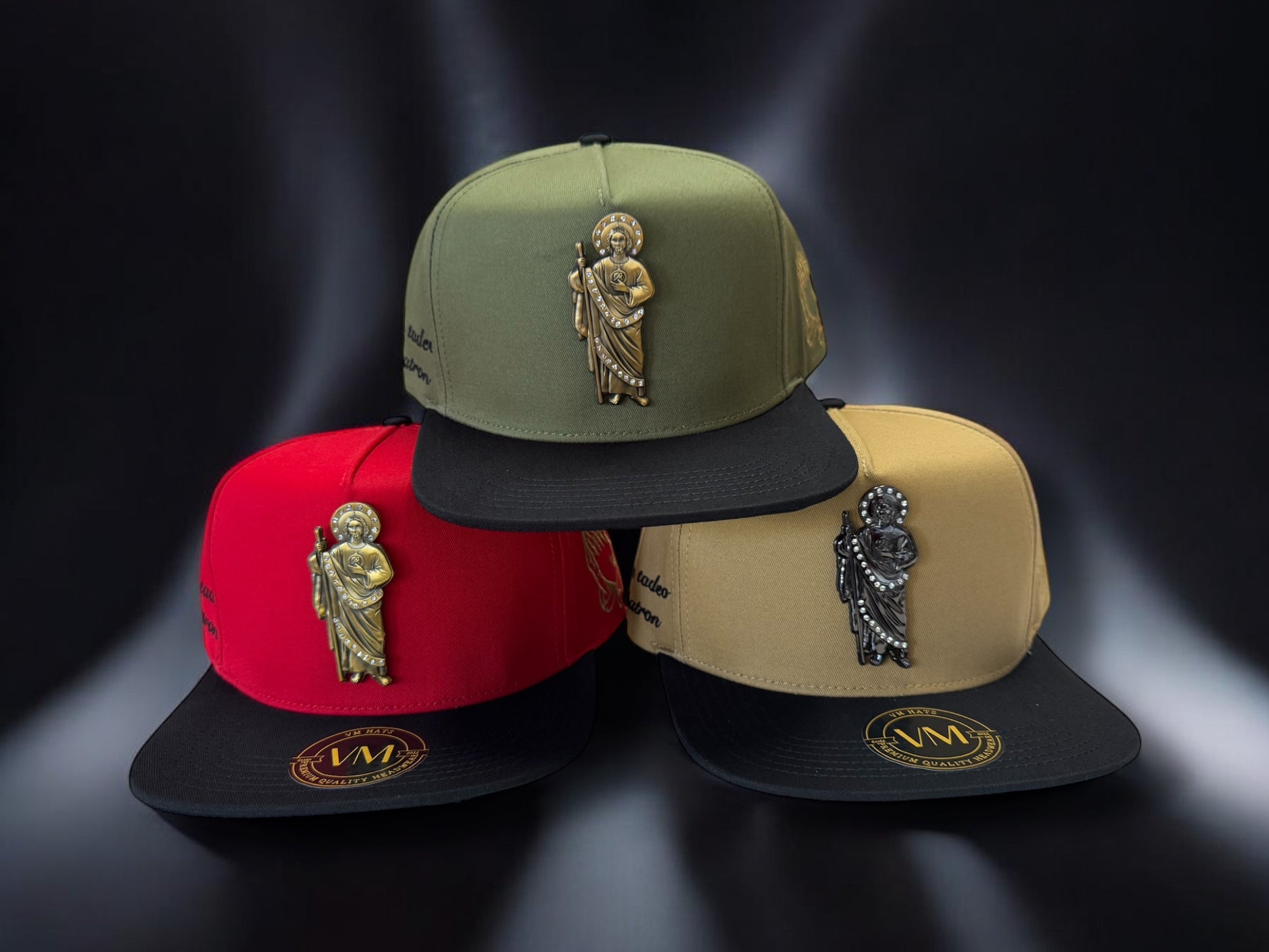 San Judas Hat con Pin Metalico