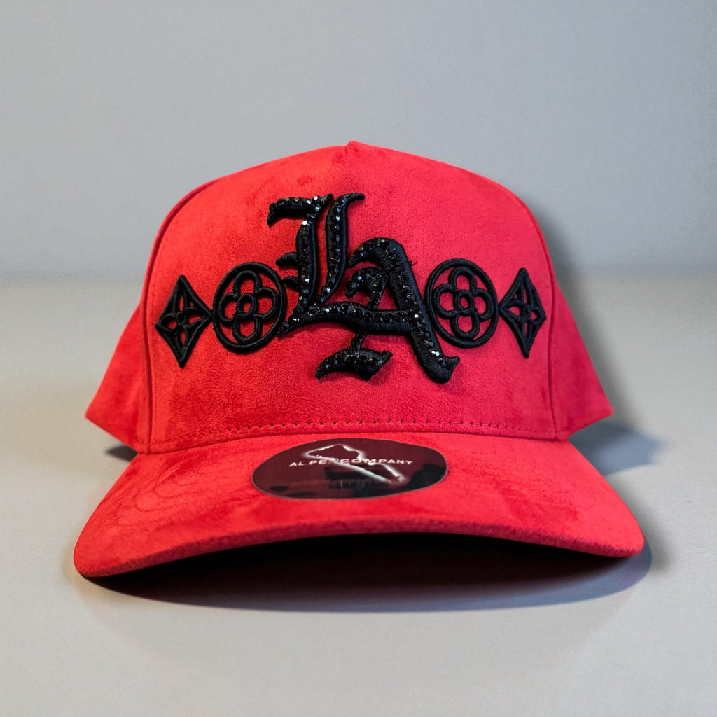 LA Hat En Gamusa Roja Snapback