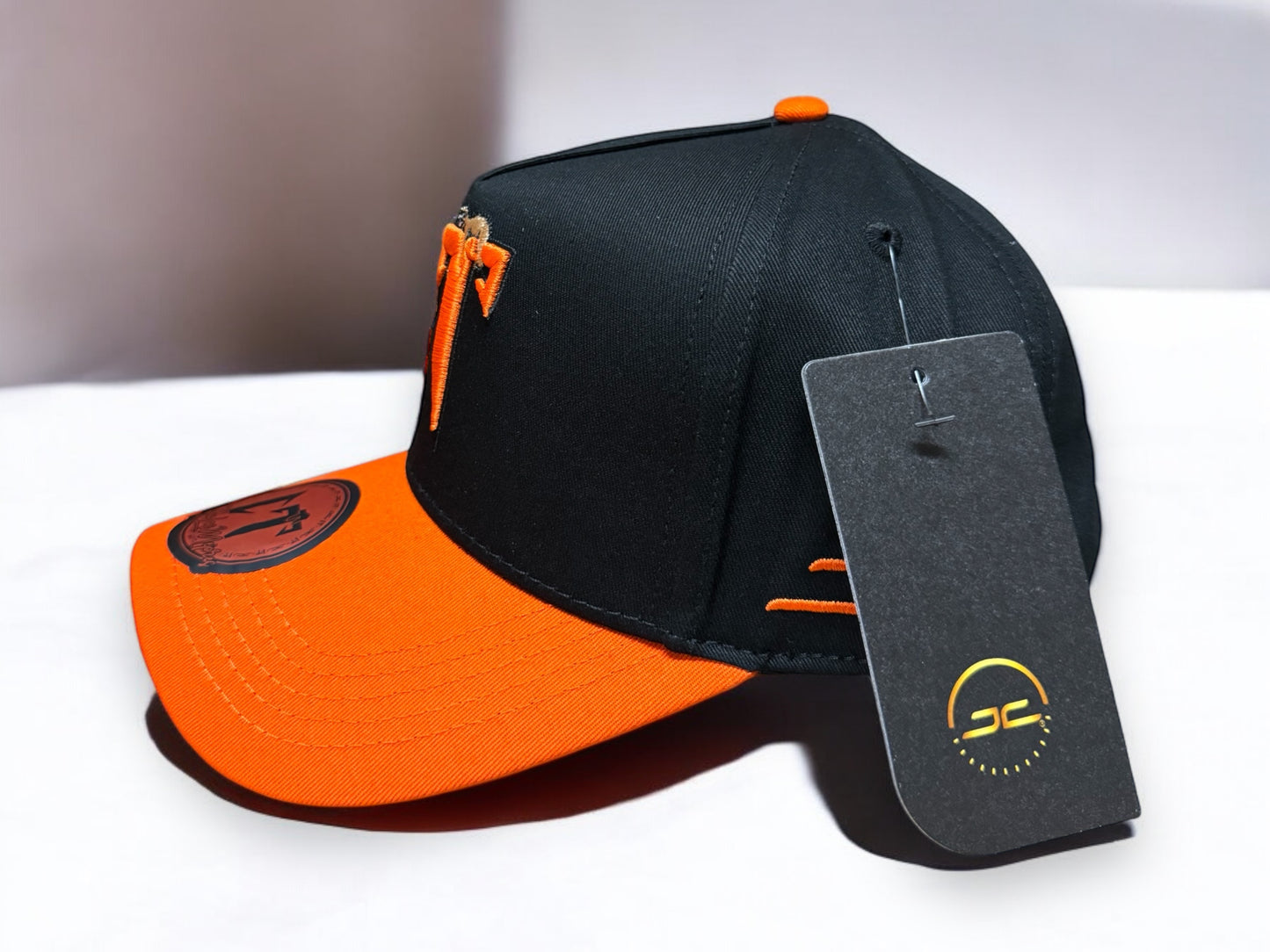 Jc Hats Orange Black CT