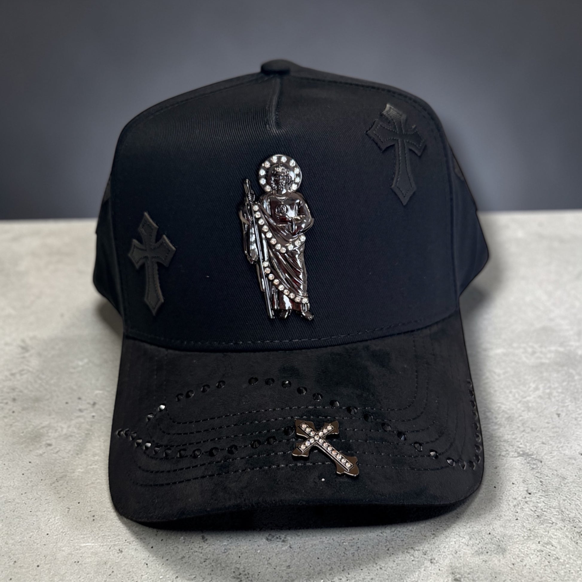 San Judas Hat Con Diseños de  Rosario