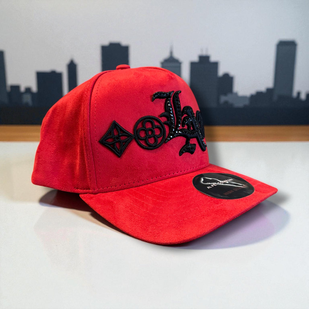 LA Hat En Gamusa Roja Snapback