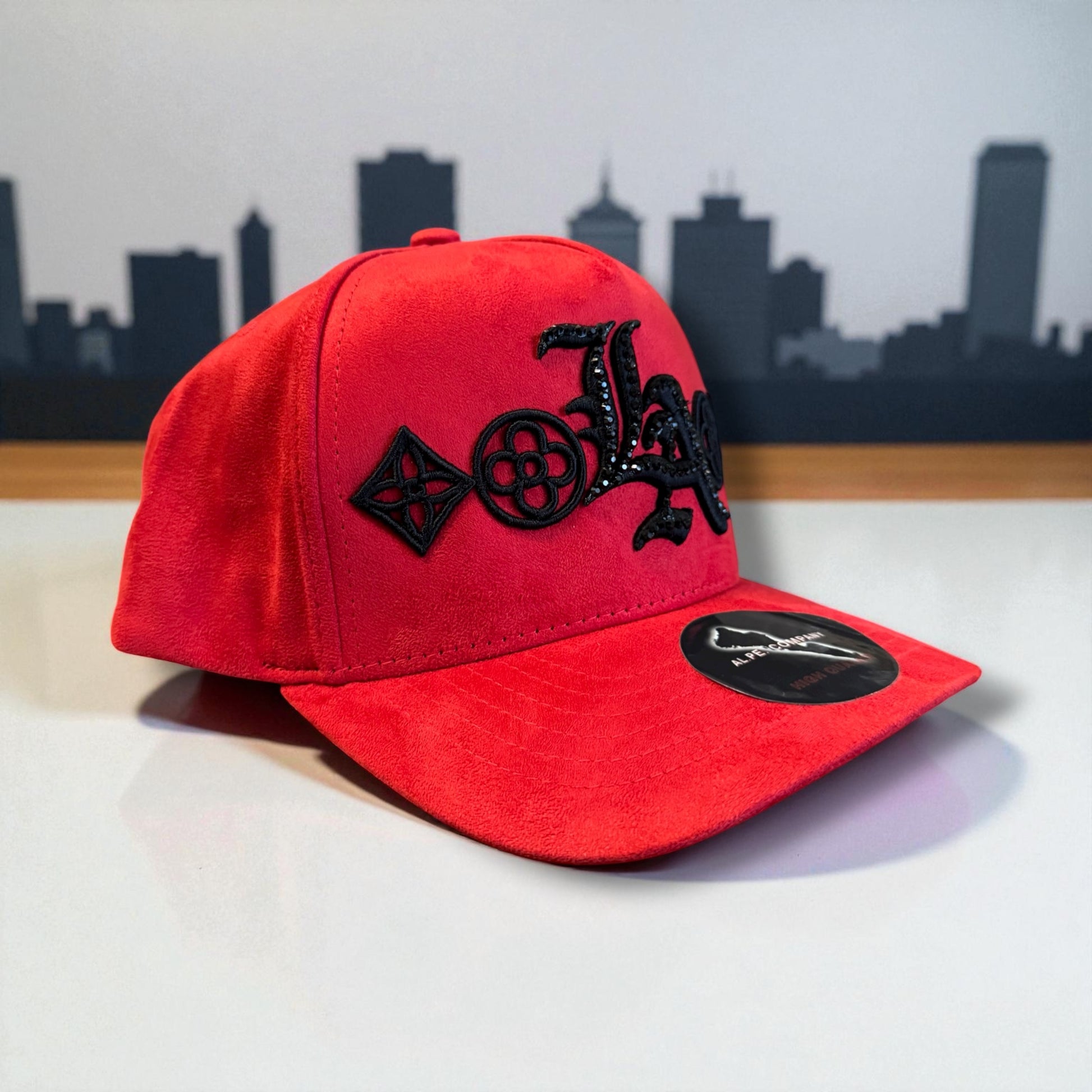 LA Hat En Gamusa Roja Snapback