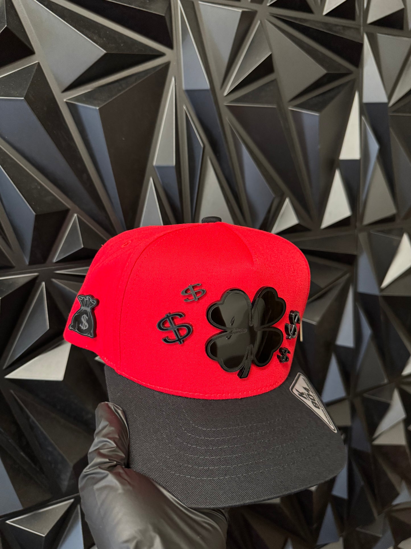 Black Trebol SnapBack Hat