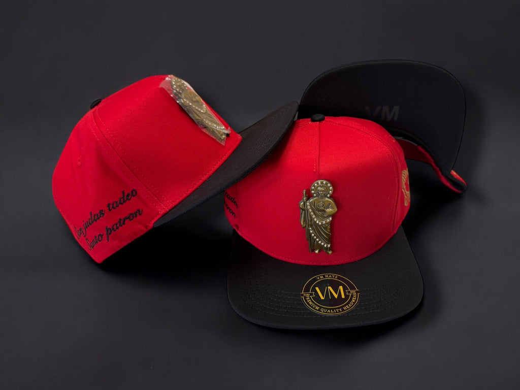 San Judas Hat con Pin Metalico