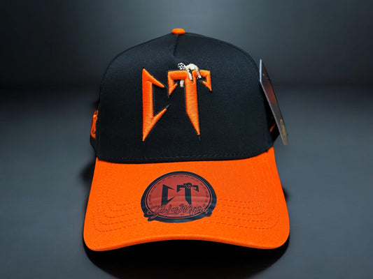 Jc Hats Orange Black CT