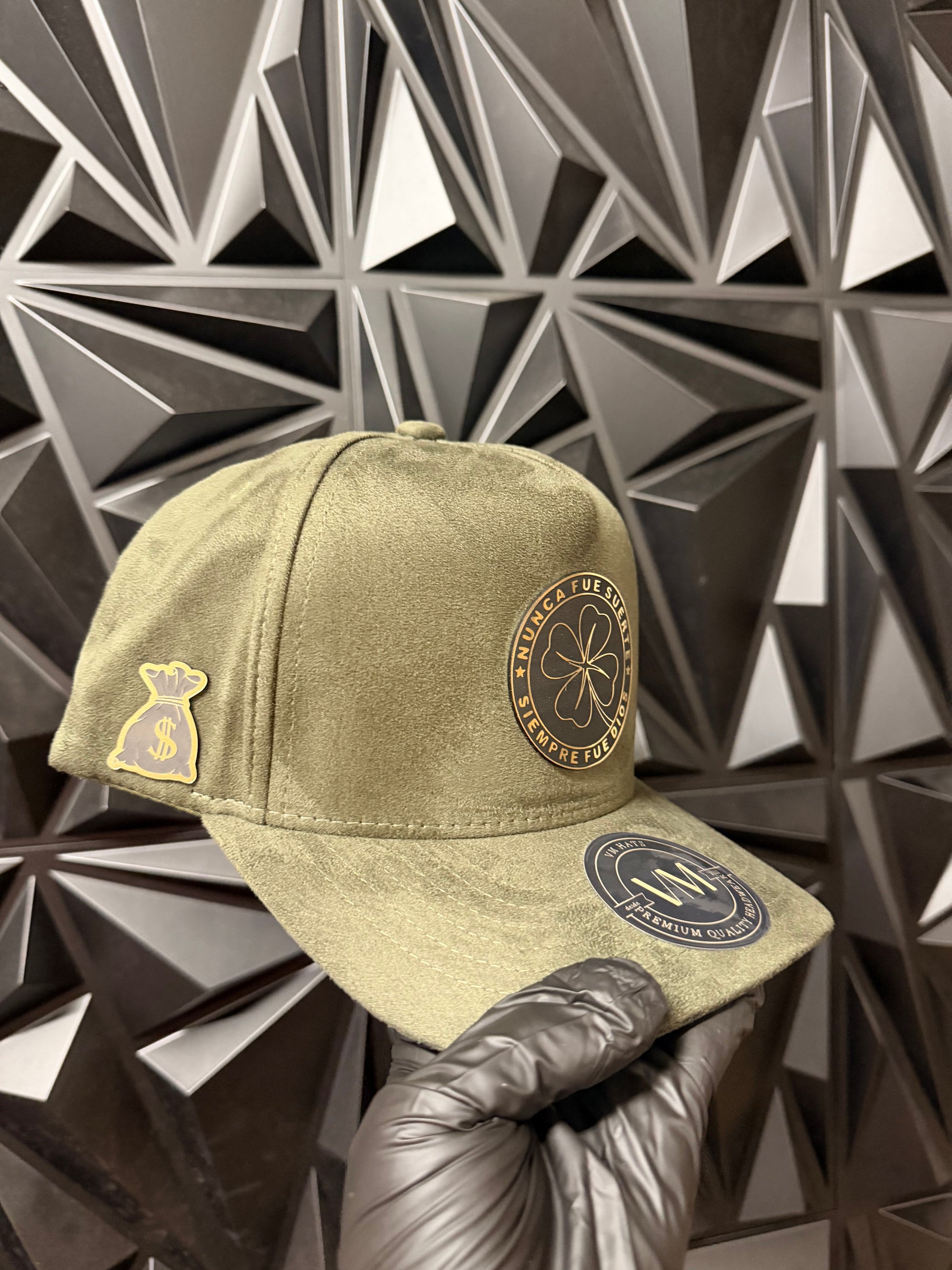 Nunca fue suerte Hat verde Olivo en Gamusa