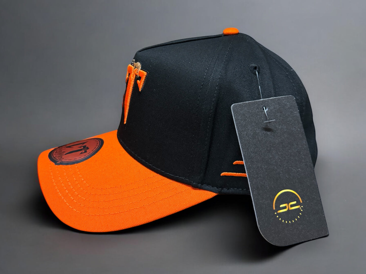 Jc Hats Orange Black CT