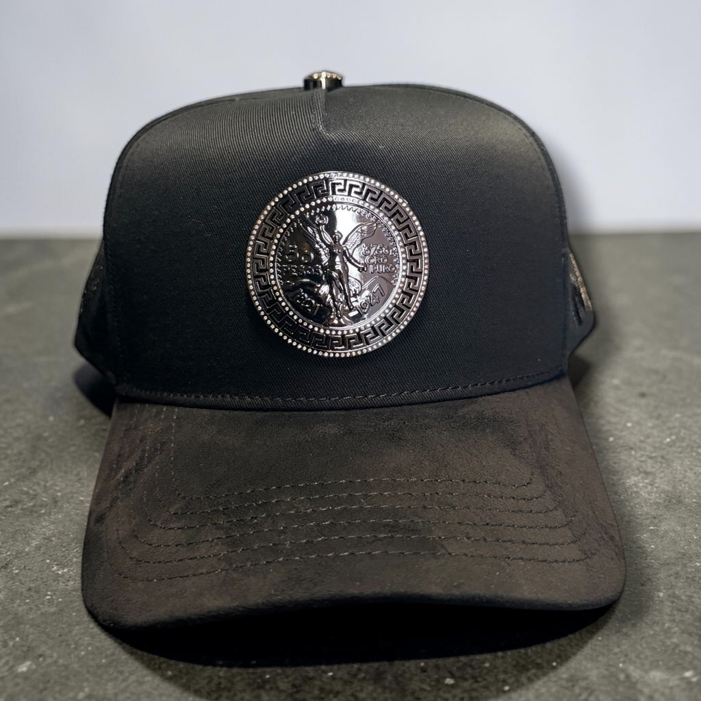 El centenario pin metálico adiamantado suede visor high quality
