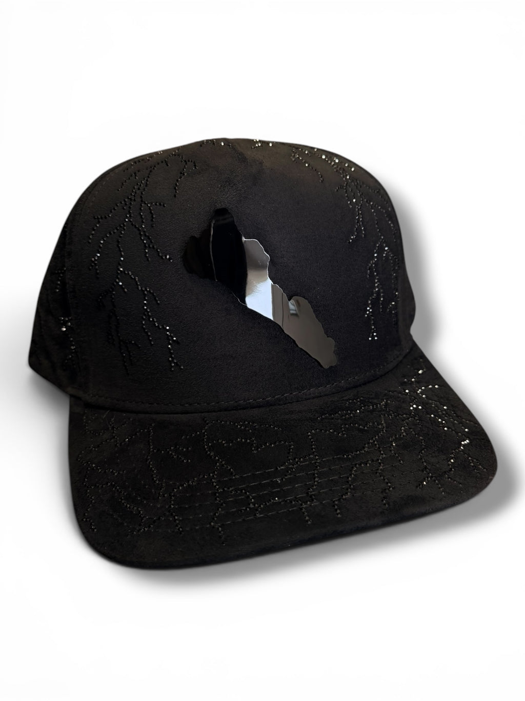 Sinaloa silueta  with Rhinestones SnapBack cap en Gamusa Blac