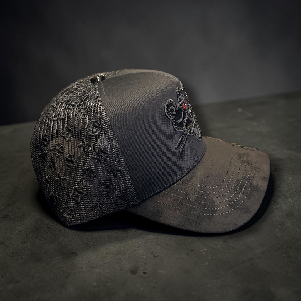 Pantera hat mesh high quality cap suede visor