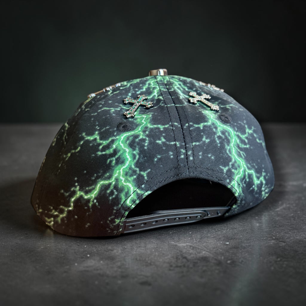 San Juditas hat printed logo