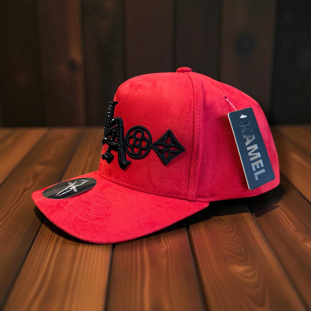 LA Hat En Gamusa Roja Snapback