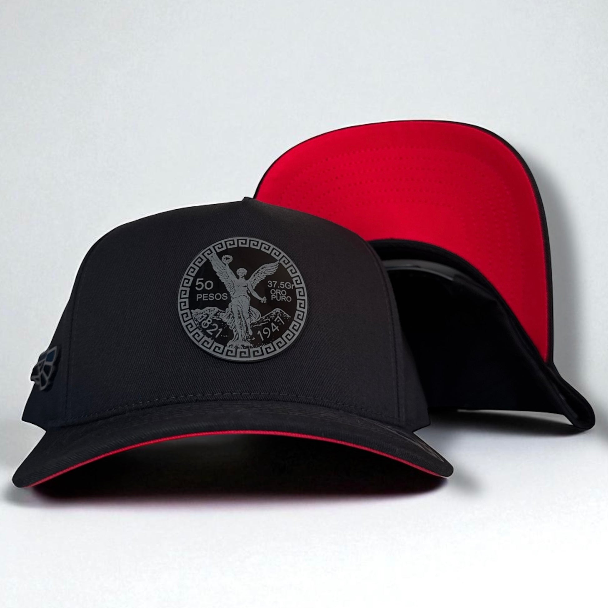 El Centenario Hat Black Red