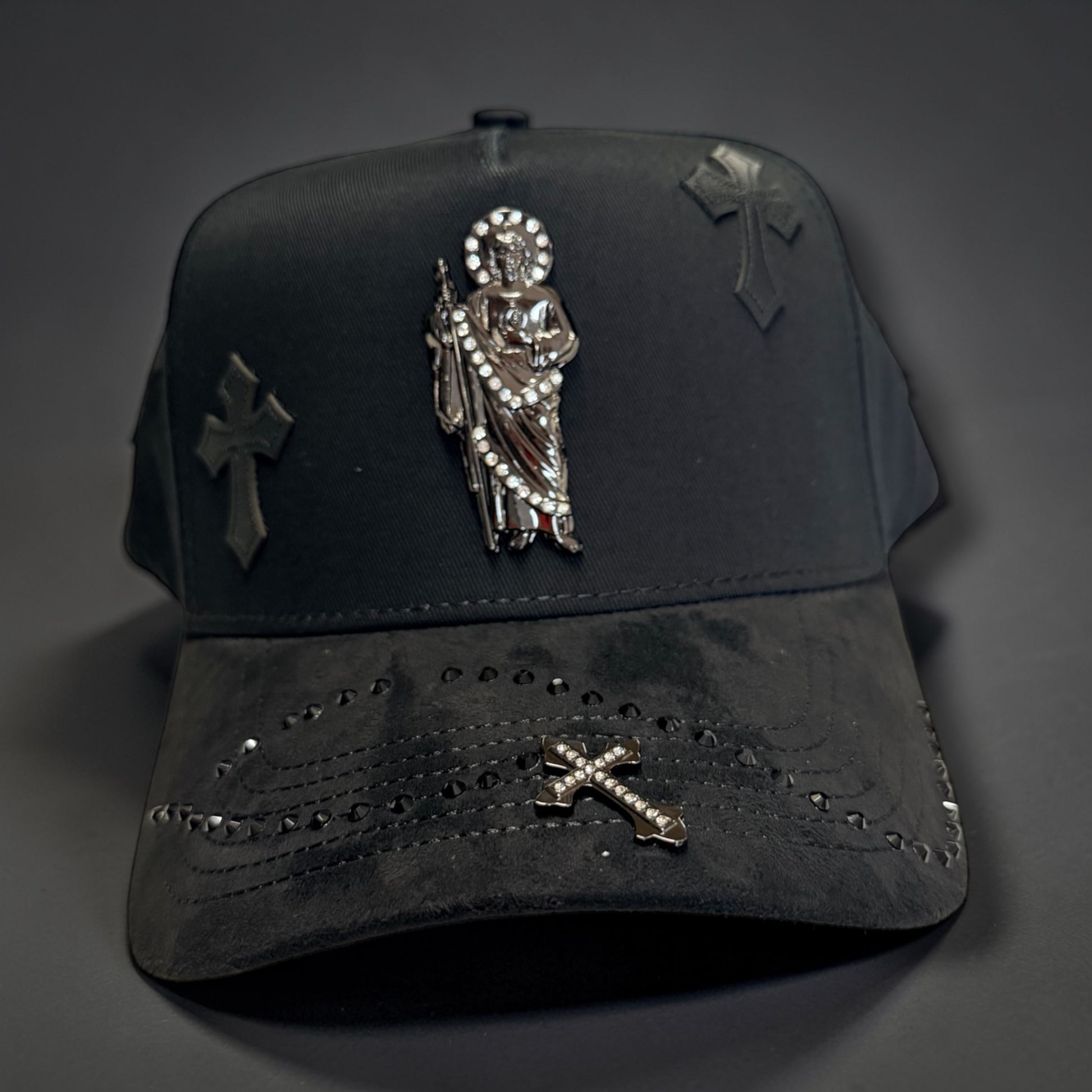 San Judas Hat Con Diseños de  Rosario