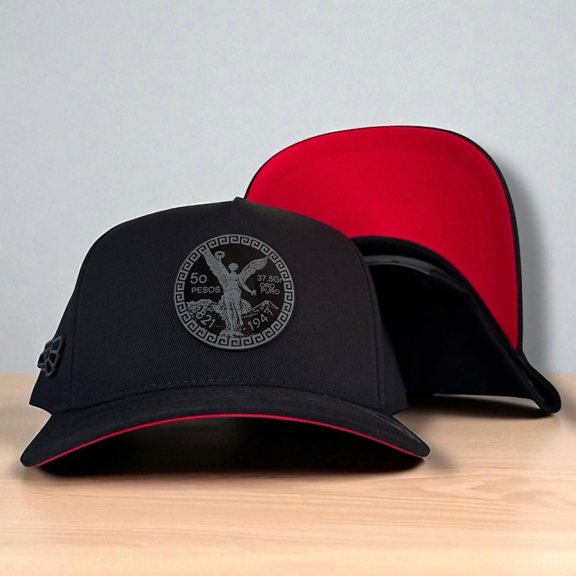 El Centenario Hat Black Red