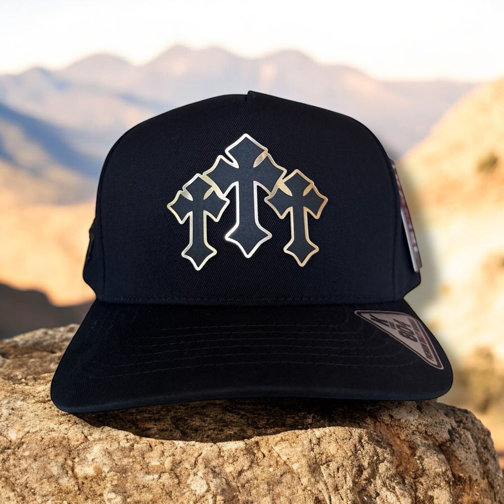 3 Cruces Hat Black