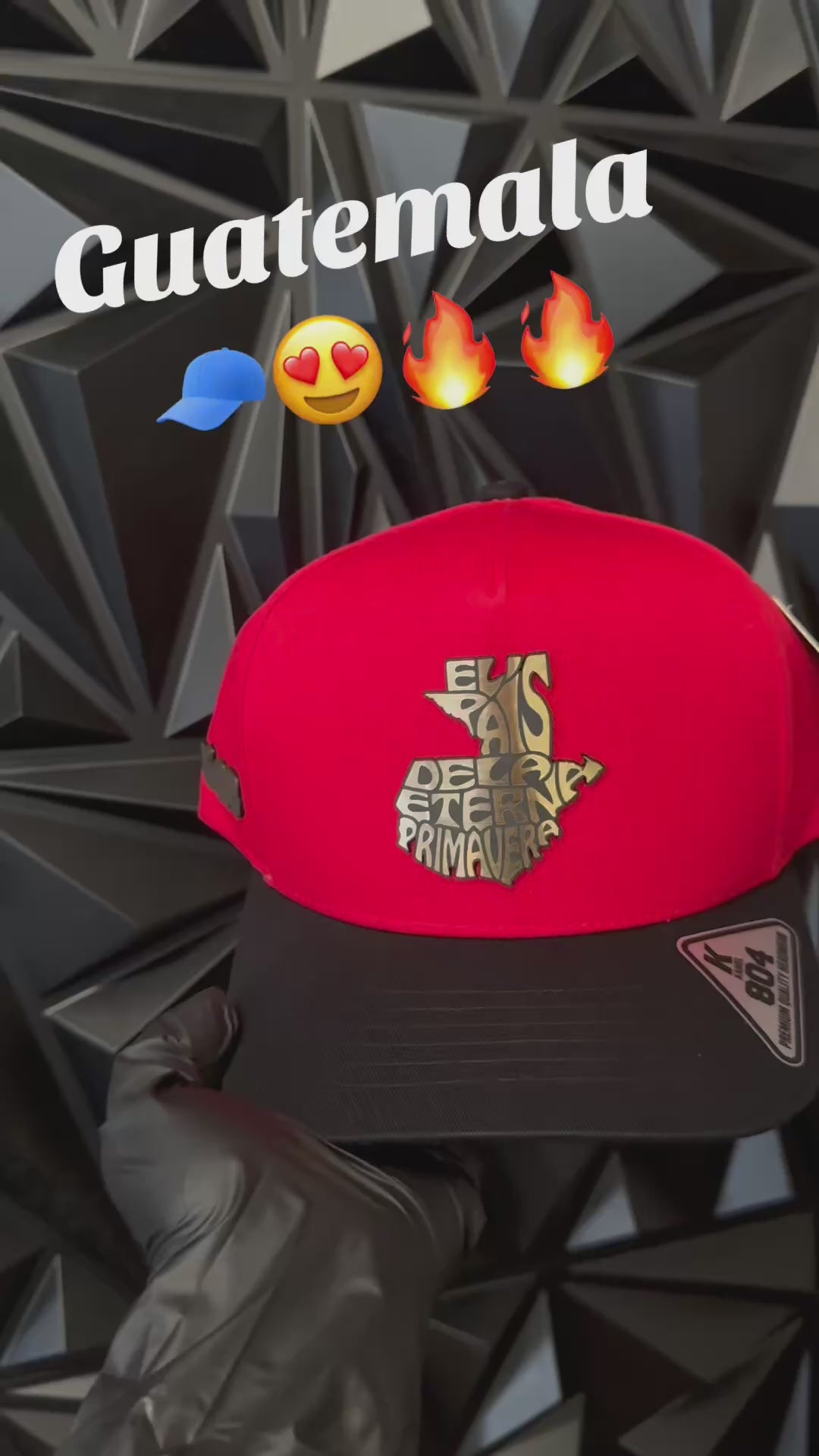 Guatemala Hat Red