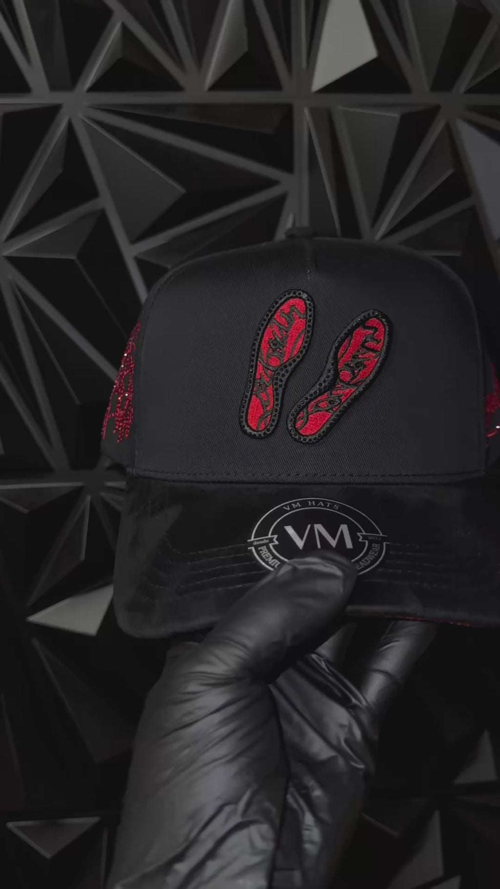 Suelita Roja Hat visera en Gamusa