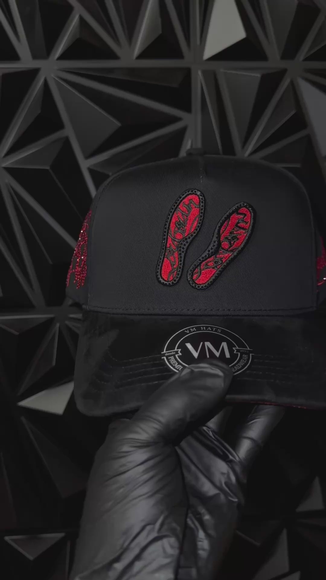 Suelita Roja Hat visera en Gamusa