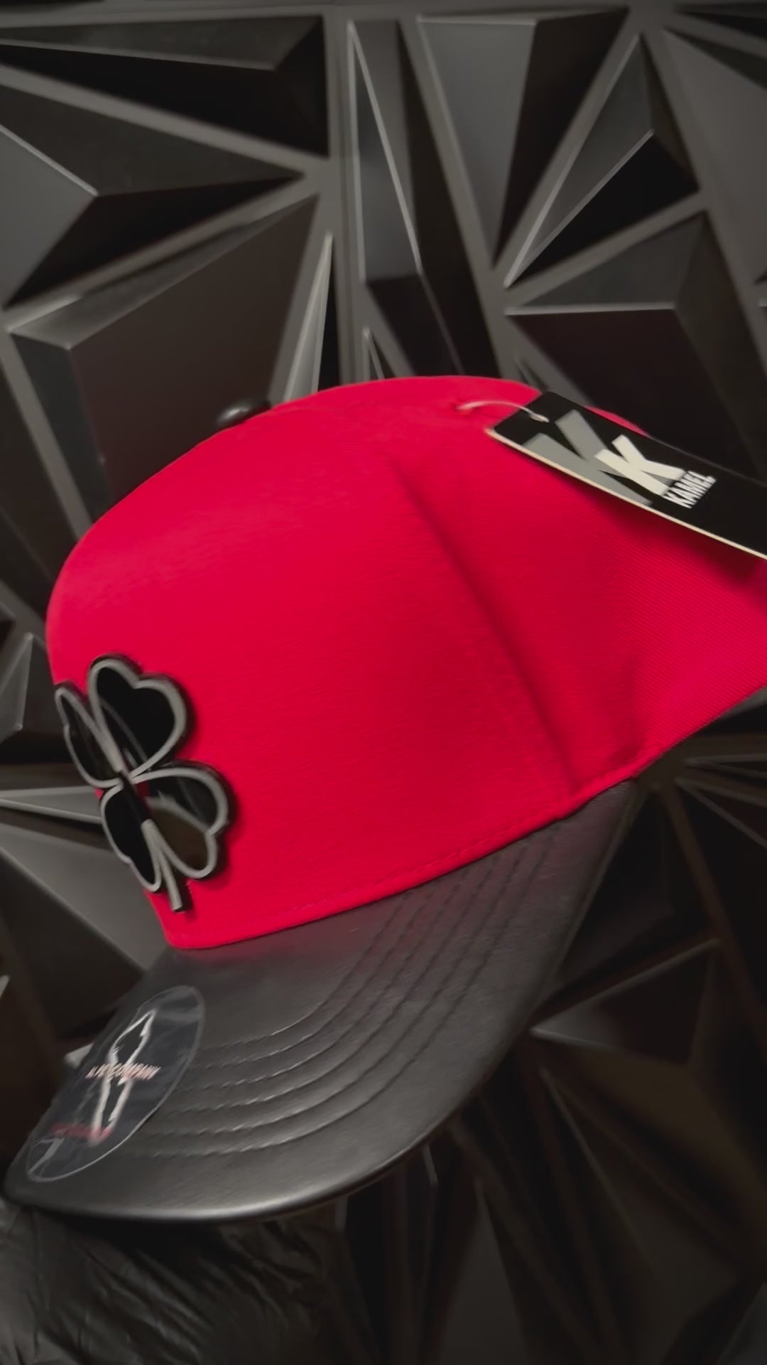 Red Hat Trébol visera de piel