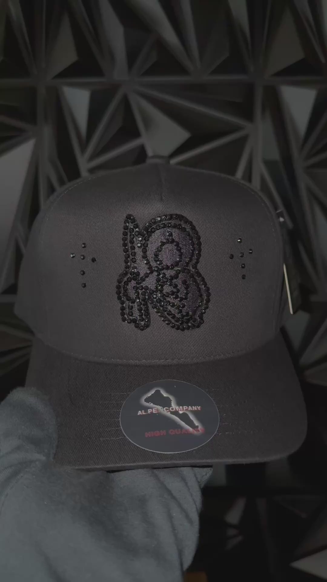 Saint Jude hat with rhinestones
